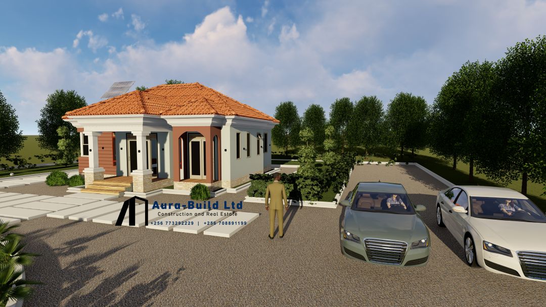 Landscaped drawing for the Gombe residential project